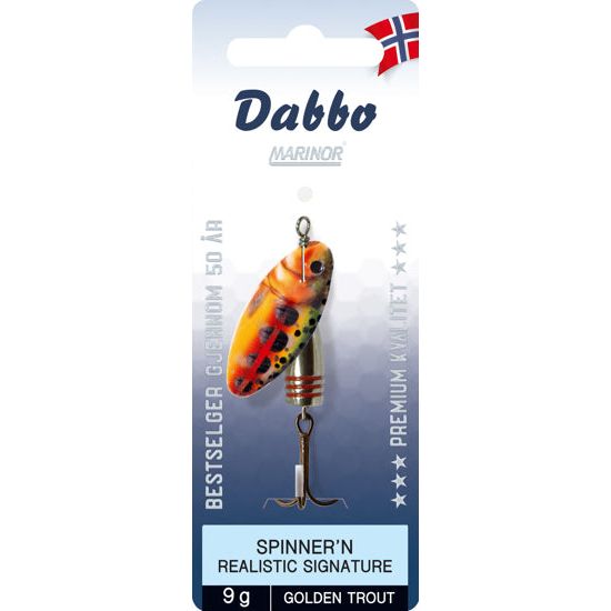 Dabbo Spinner`n Realistic 9g - Fjellfiske