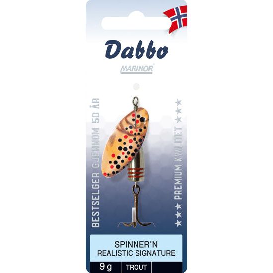 Dabbo Spinner`n Realistic 9g - Fjellfiske