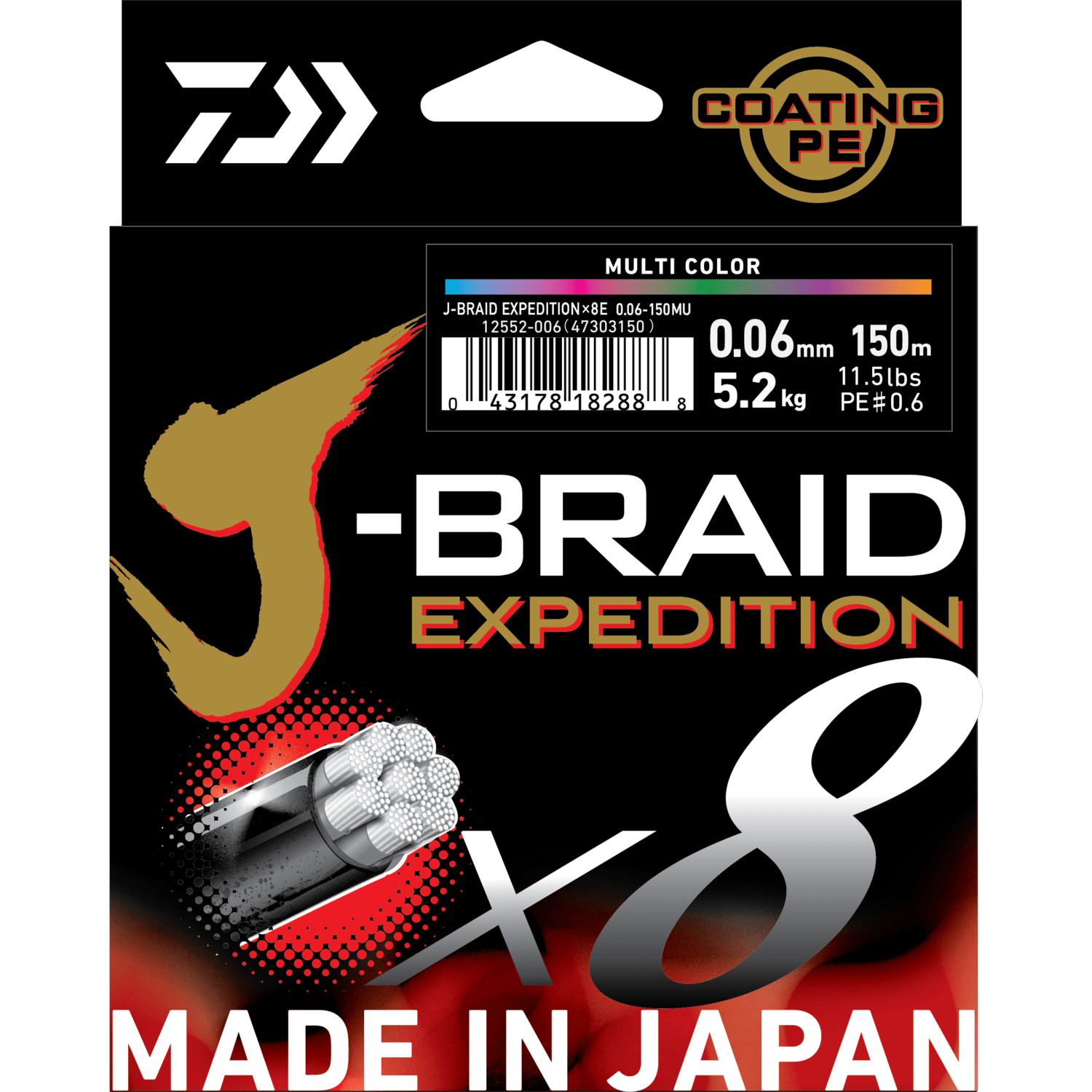 Daiwa J - Braid Expedition - Fjellfiske