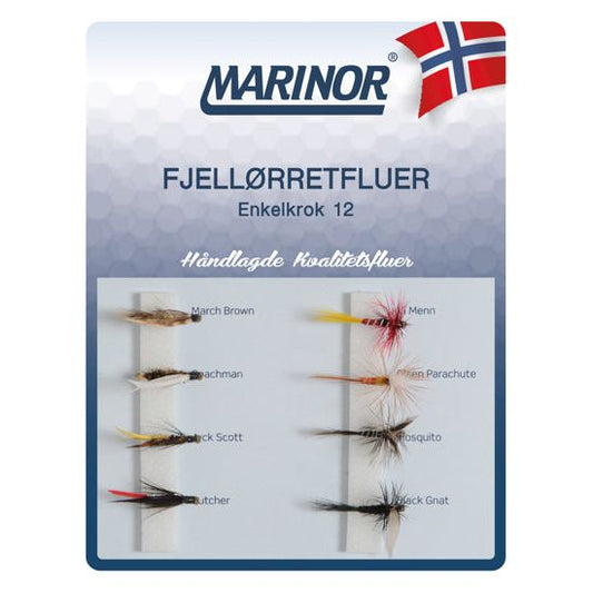 Fluesett Fjellørret 8 - pk - Fjellfiske