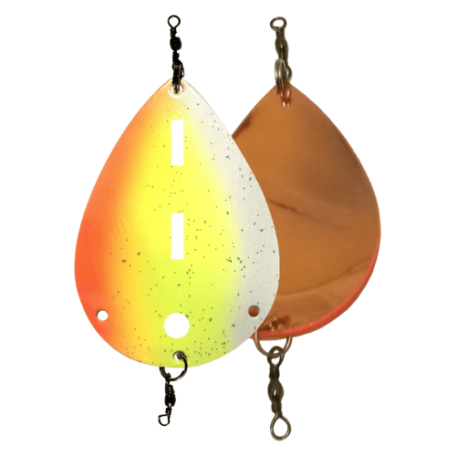 Søvik Dividalsblinken WL UV Tricolor/Kobber 70mm - Fjellfiske