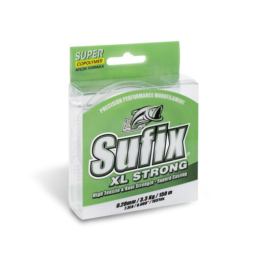 Sufix XL Strong Clear 150m 0,20mm 3,3kg - Fjellfiske