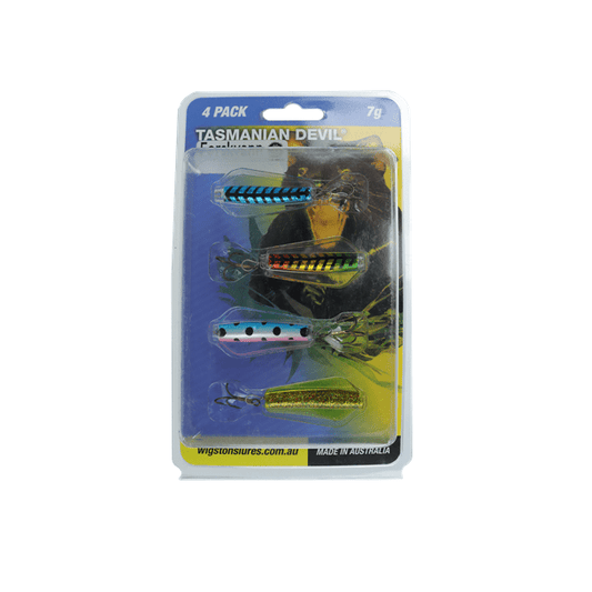 Tasmanian Devil Sett Ferskvann - 7gr - 4pk - Fjellfiske