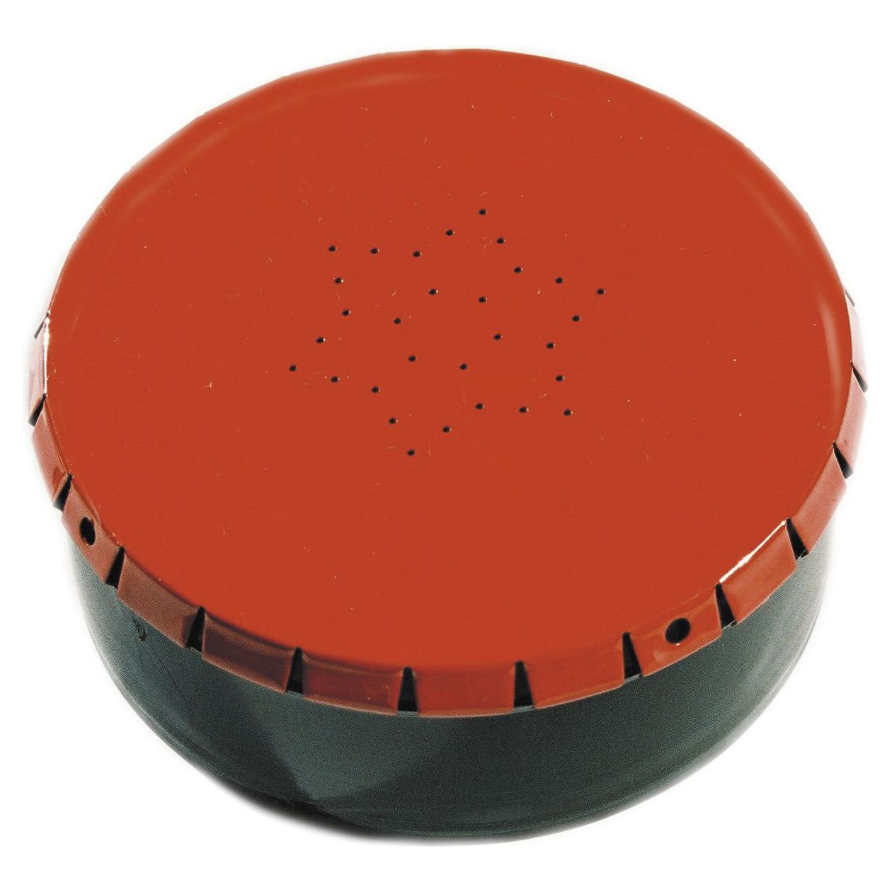 Wiggler Maskburk Plåt Röd Svart 35x90 mm - Fjellfiske